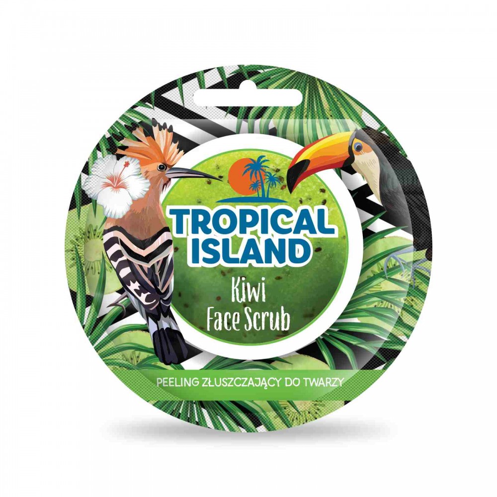 MARION Tropical Island Скраб для обличчя відлущуючий Kiwi, 10 г