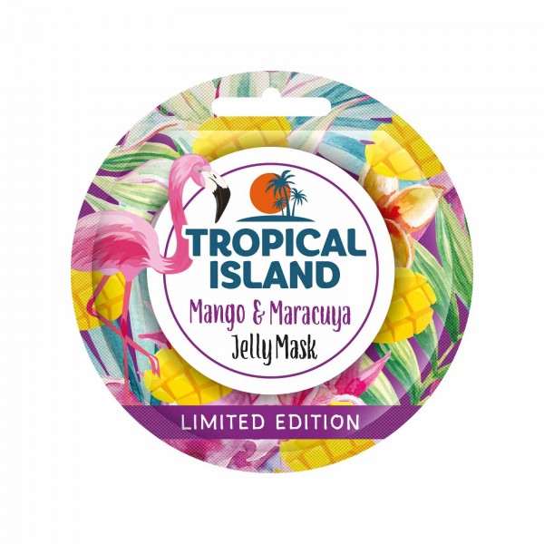 MARION Tropical Island Маска для обличчя гелева з екстрактом манго та маракуйї, 10 г