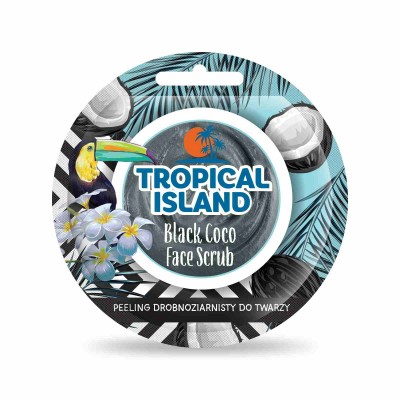 MARION Tropical Island Пілінг для обличчя дрібнозернистий Black Coco, 8 г