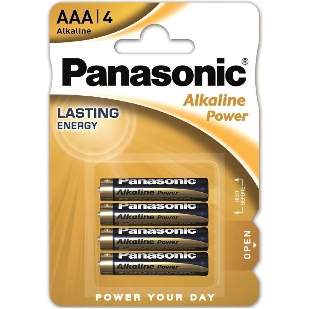 PANASONIC Alkaline Батарейка LR03 ААА 4 шт (блістер)
