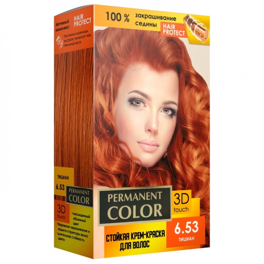 Аромат Крем-фарба для волосся тон (6.53) тиціан