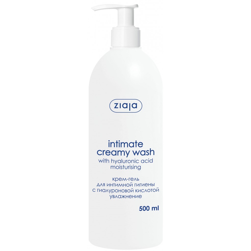 ZIAJA Інтимна гігієна Крем-гель з гіалуроновою кислотою 500 мл