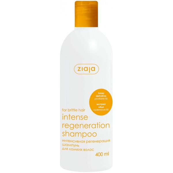 ZIAJA Засоби для волосся Шампунь з естрактом меду Інтенсивна регенерація 400 мл