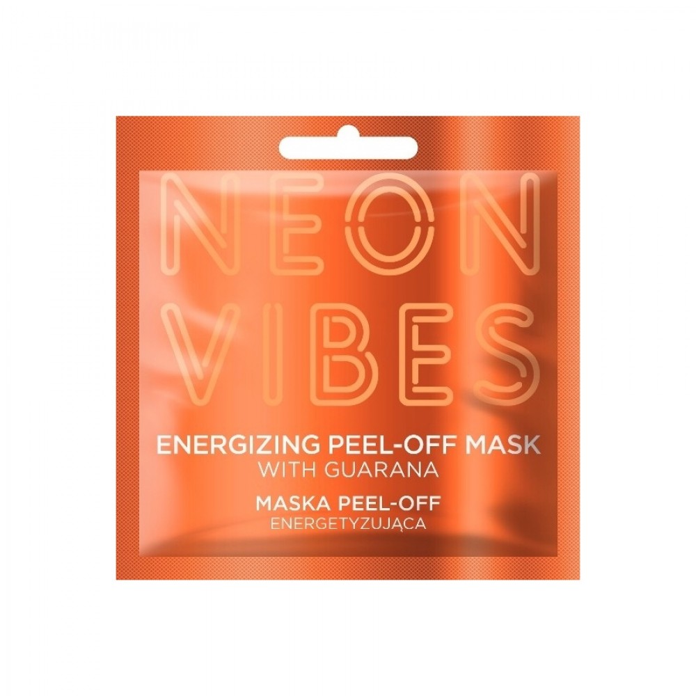 MARION Neon Vibes Маска для обличчя з екстрактом гуарани (помаранчева), 8 г