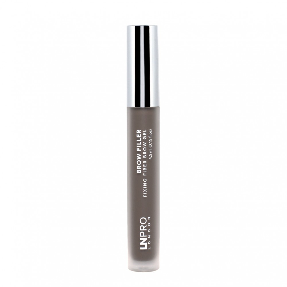 LN PRO Туш для брів відтіночна Brow Filler Fixing Fiber Brow Gel №101 (сіро-коричневий) 4,5 мл