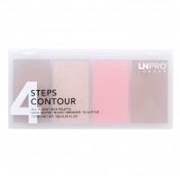 LN PRO Набір пудр для контурування обличчя 4 Steps Contour № 101(нейтральний холодний) 10 г