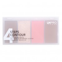 LN PRO Набір пудр для контурування обличчя 4 Steps Contour № 102 (10 г)