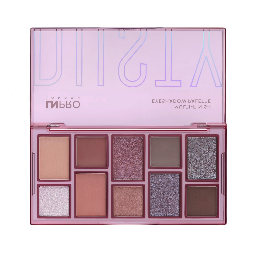 LN PRO Палетка тіней для повік Multi-Finish Eyeshadow Palette №402 (10г)