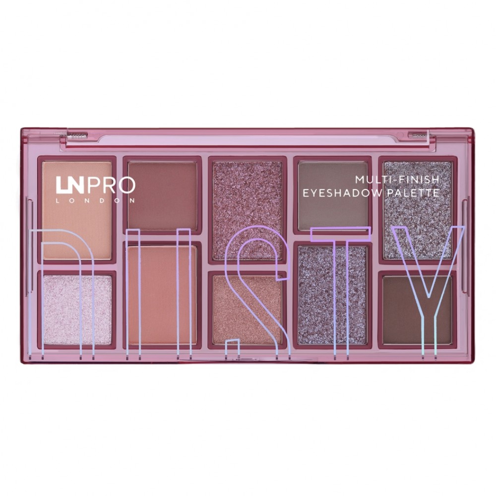 LN PRO Палетка тіней для повік Multi-Finish Eyeshadow Palette №402 (10г)