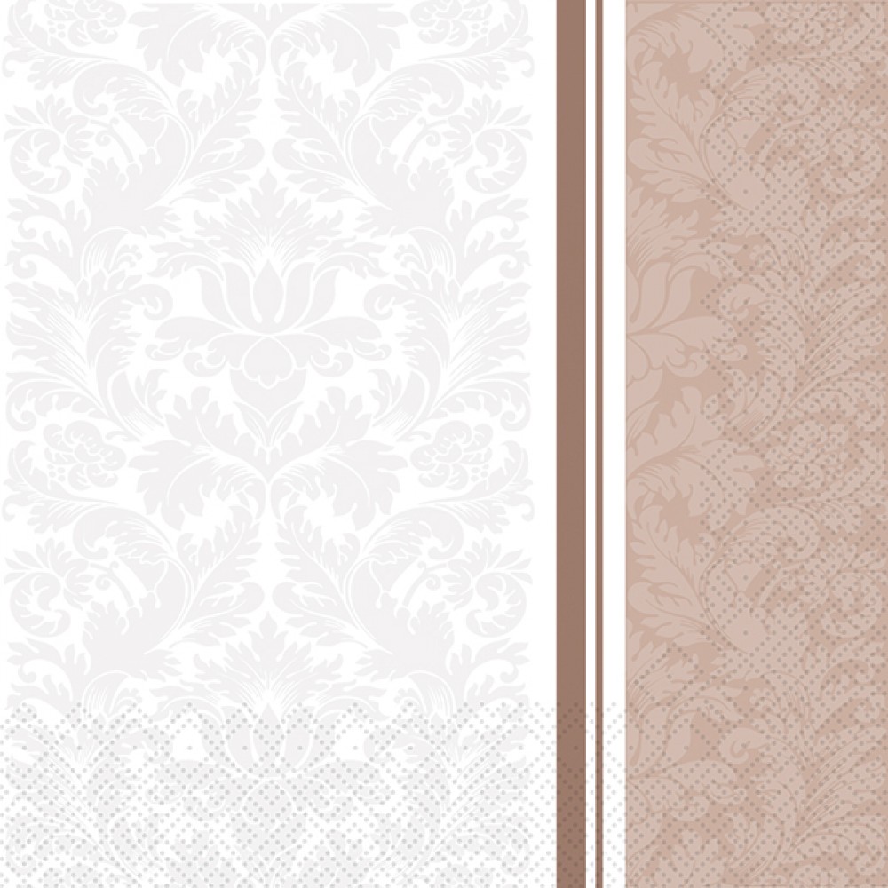 Silken Серветки паперові  "ДАМАСК " 33*33 3 шар 18шт у пачці