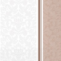 Silken Серветки паперові  "ДАМАСК " 33*33 3 шар 18шт у пачці