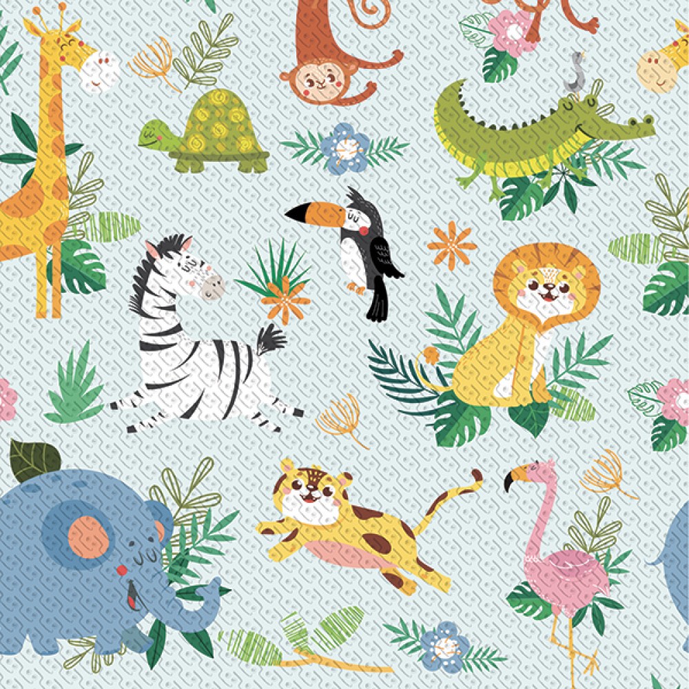 Silken Серветки паперові "ДЖУНГЛІ" 33*33 2шар 16 шт у пачці