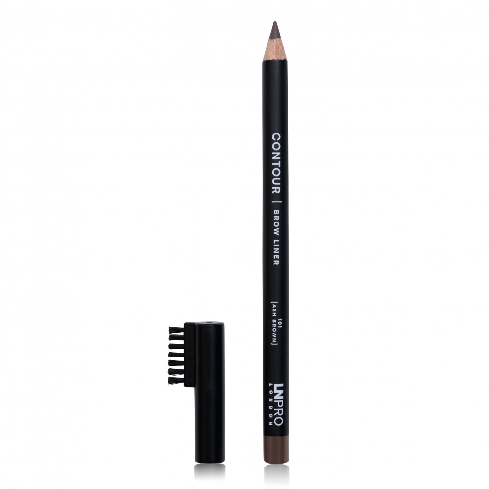 LN PRO Олівець для брів Contour Brow Liner №101 (сіро-коричневий) 1,7 г