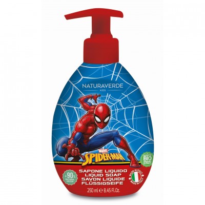 Naturaverde Disney Classic Рідке мило для дітей SPIDERMAN з органічними екстрактами вівса 250 мл