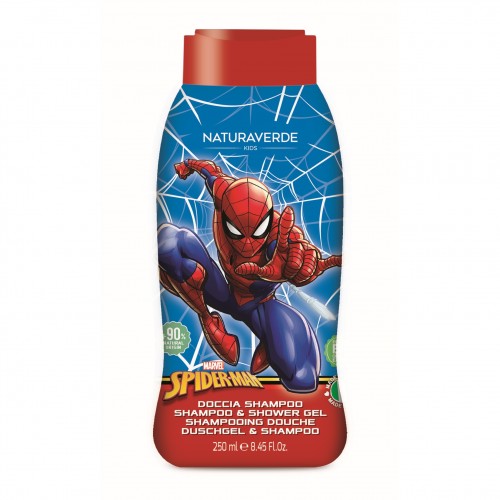 Naturaverde Disney Classic Шампунь та гель для душу для дітей SPIDERMAN з органічними екстрактом вівса 250 мл