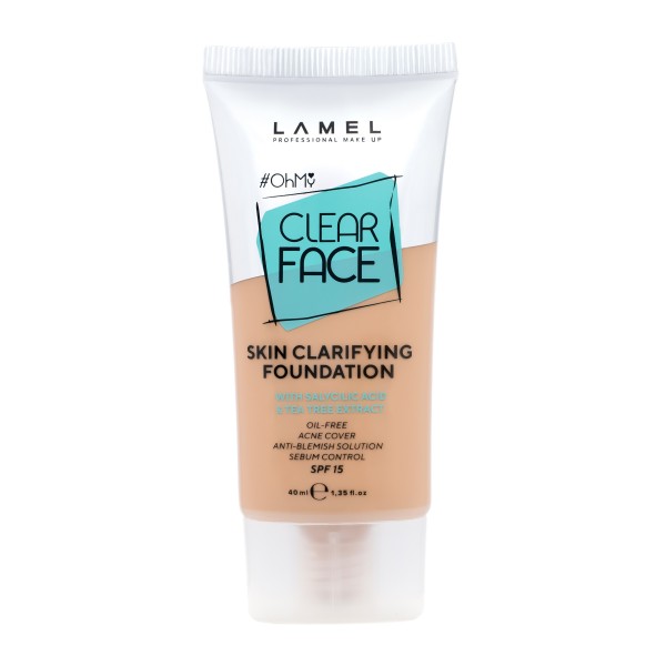 LAMEL Тональний крем Oh My Clear Face №404 40мл