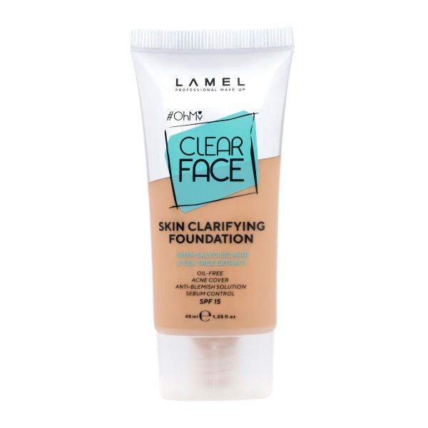 LAMEL Тональний крем Oh My Clear Face №405 40мл