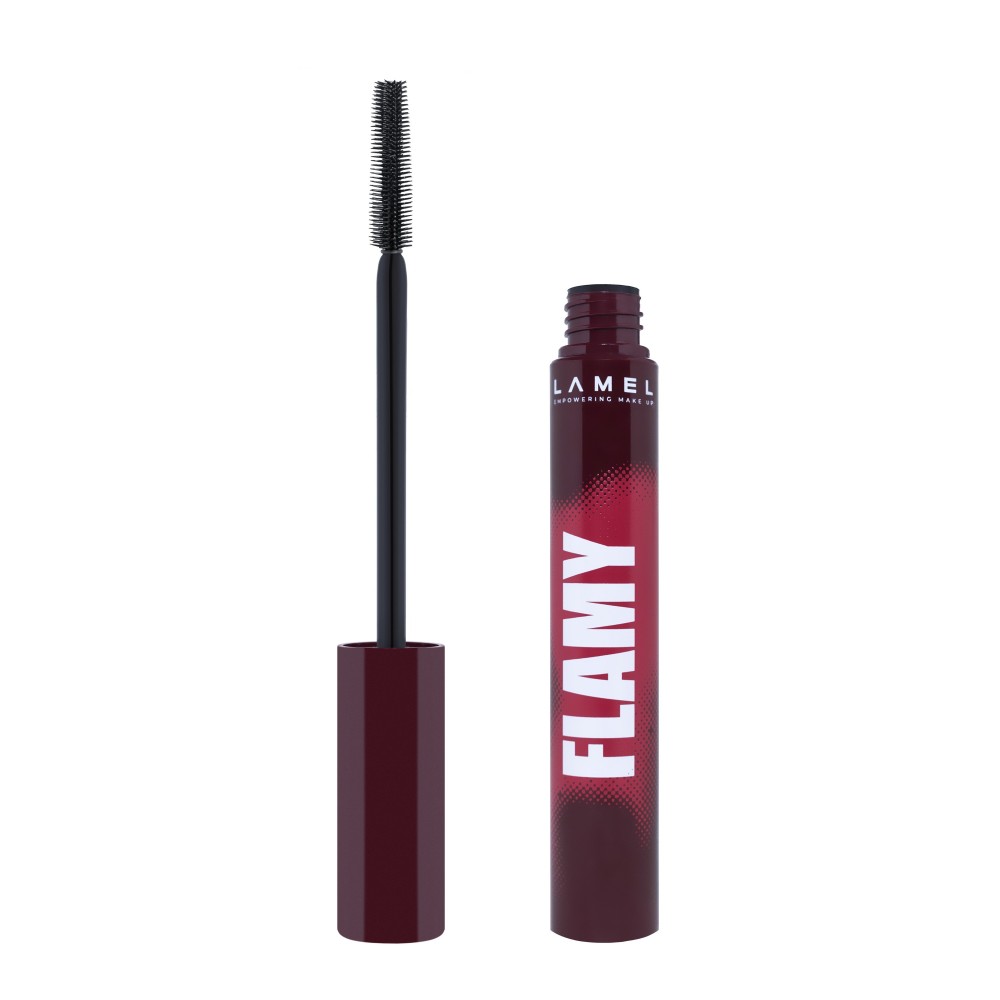 LAMEL Туш для вій FLAMY Hot Volume Mascara Burgundy Color №401 8мл