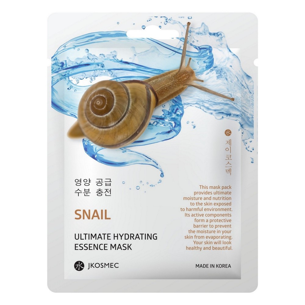 Jkosmec UH Тканинна маска для обличчя з муцином равлика 25 мл