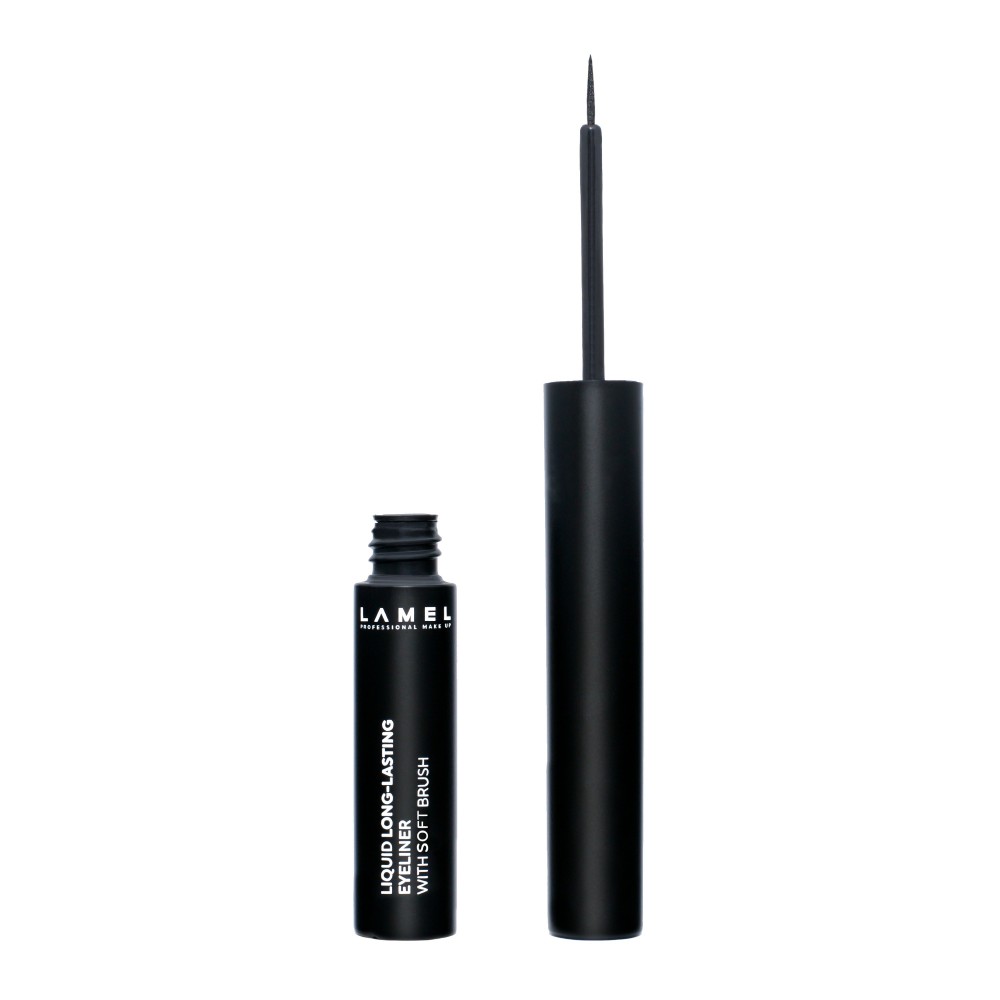 LAMEL Рідка підводка для повік Liquid Long-Lasting Eyeliner With Soft Brush №401 4мл