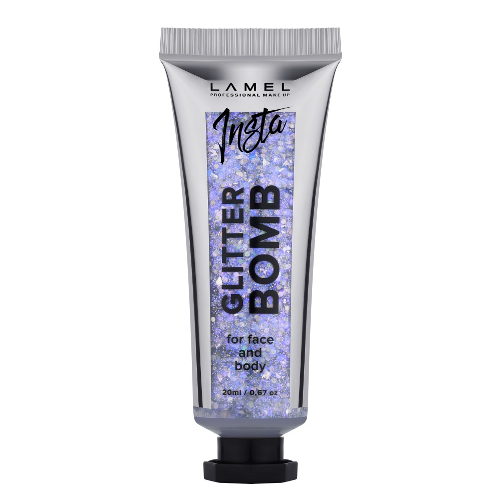LAMEL Рідкий глітер для макіяжу INSTA Glitter Bomb №401 20мл