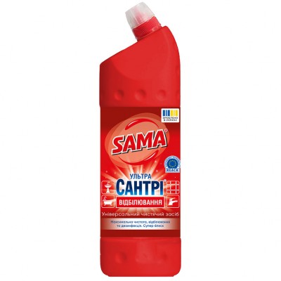 SAMA Універсальний чистячий засіб Ультра Відбілювання, 1000 мл