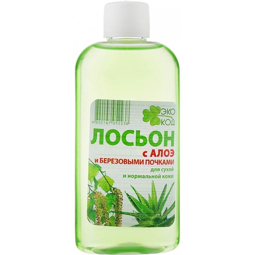 Лосьйон для обличчя "Екокод з алое й березовими бруньками"