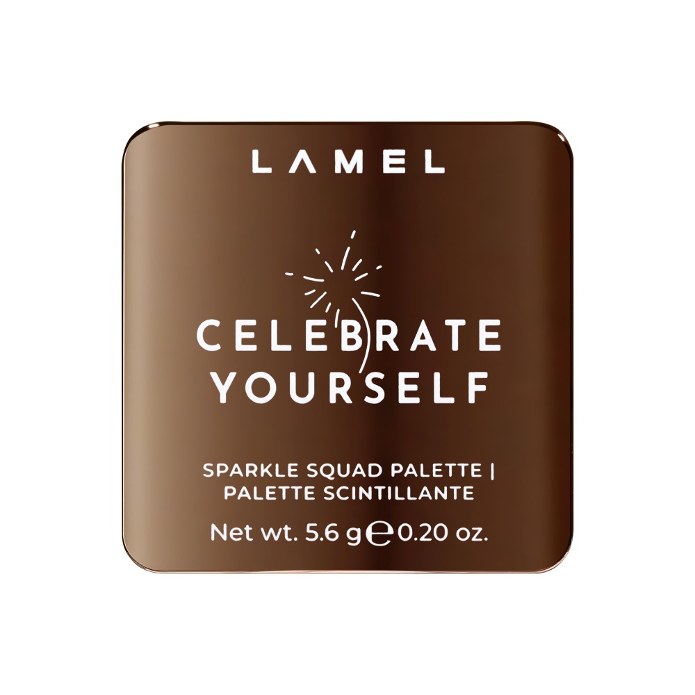 LAMEL Палітра тіней для повік Celebrate Yourself Sparkle Squad Palette 01