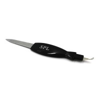 SPL Пилка для нігтів металева з лопаткою для кутикул 9679