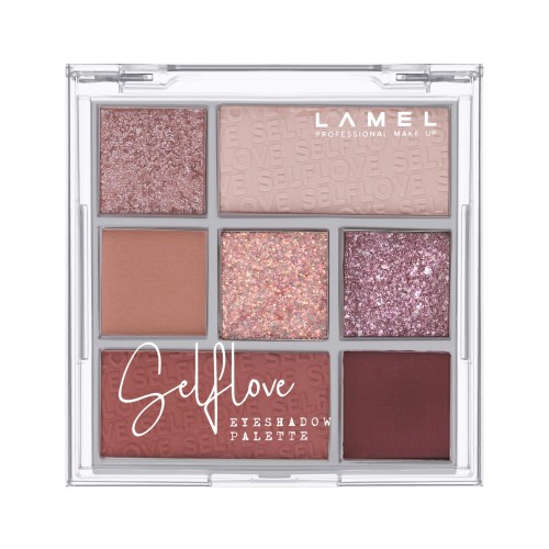 LAMEL Набір тіней для повік SELFLOVE Eyeshadow Palette №401 8,5г