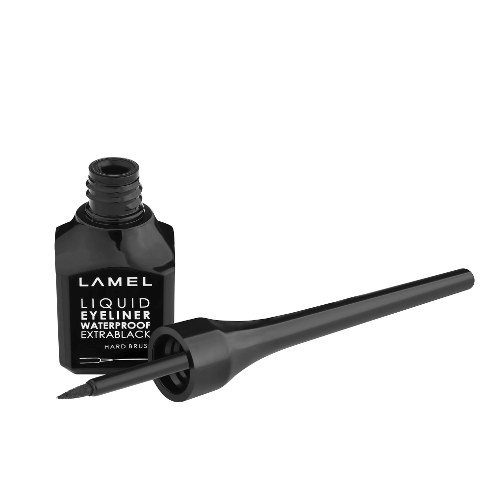 LAMEL Рідка підводка для повік Liquid Long-Lasting Eyeliner With Hard Brush №402 4мл
