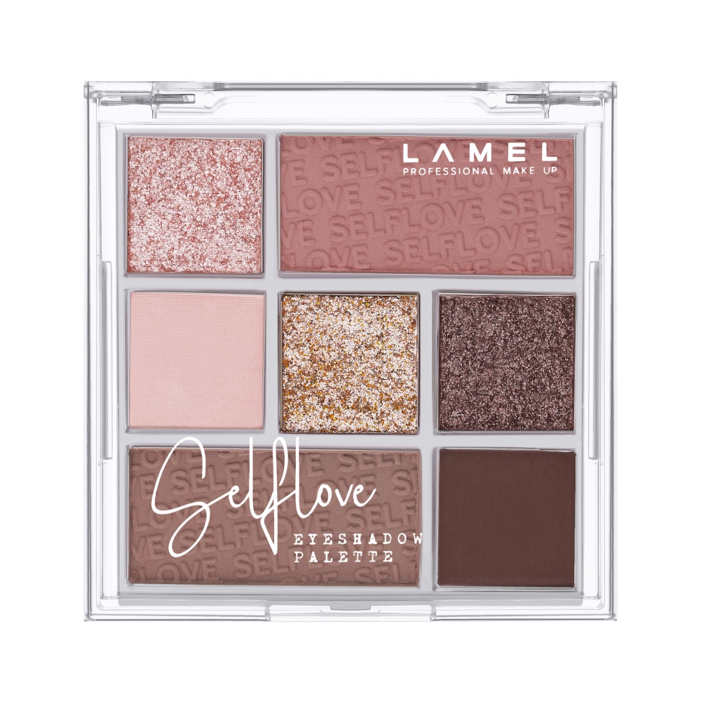 LAMEL Набір тіней для повік SELFLOVE Eyeshadow Palette №402 8,5г