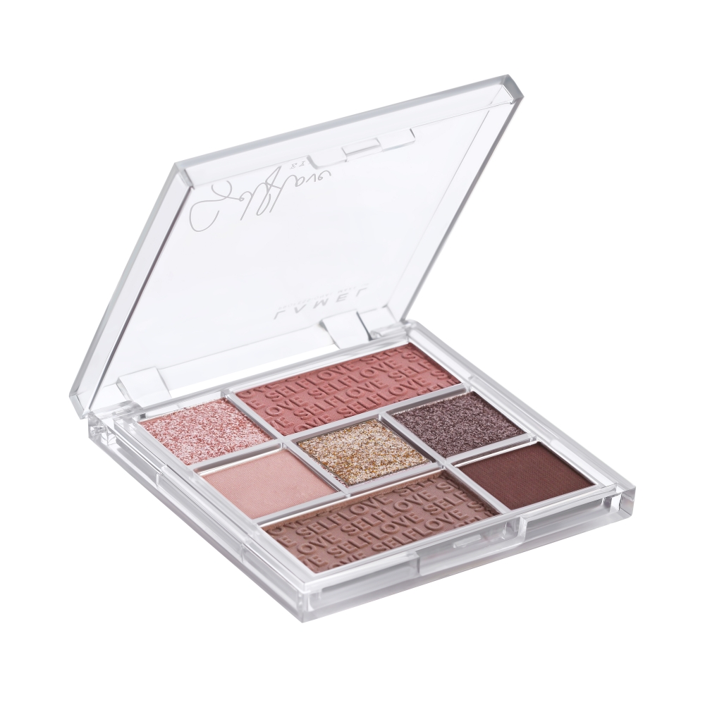LAMEL Набір тіней для повік SELFLOVE Eyeshadow Palette №402 8,5г