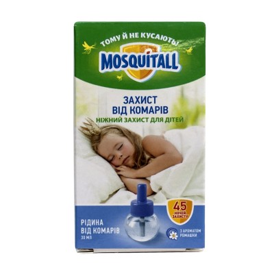 MOSQUITALL Рідина від комарів Ніжний захист для дітей 30 мл (45 ночей)