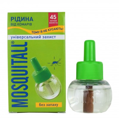 MOSQUITALL Рідина від комарів Універсальний захист 30 мл (45 ночей)