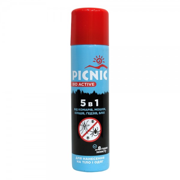 Picnic Bio Active Аерозоль від комарів та кліщів 125 мл