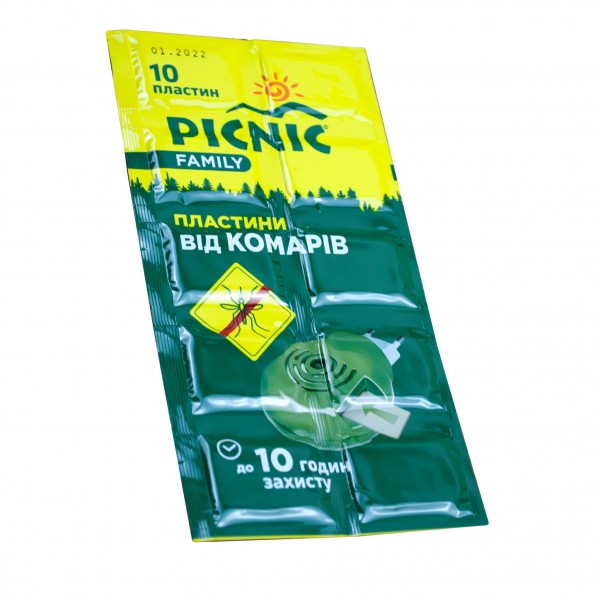 Picnic Family Пластини від комарів 10 шт