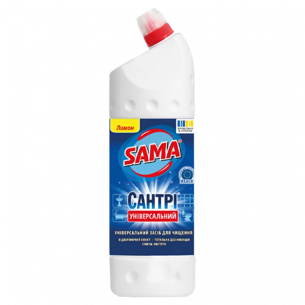 SAMA Універсальний чистячий засіб Лимон САНТРІ, 1000 мл