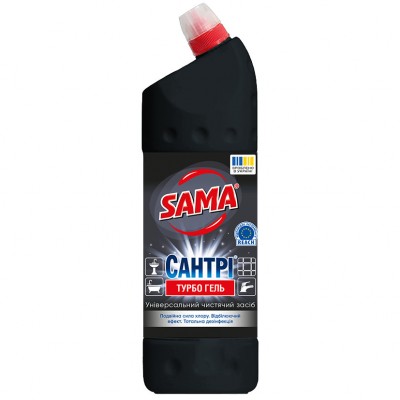 SAMA Універсальний чистячий засіб TURBO гель, 1000 мл