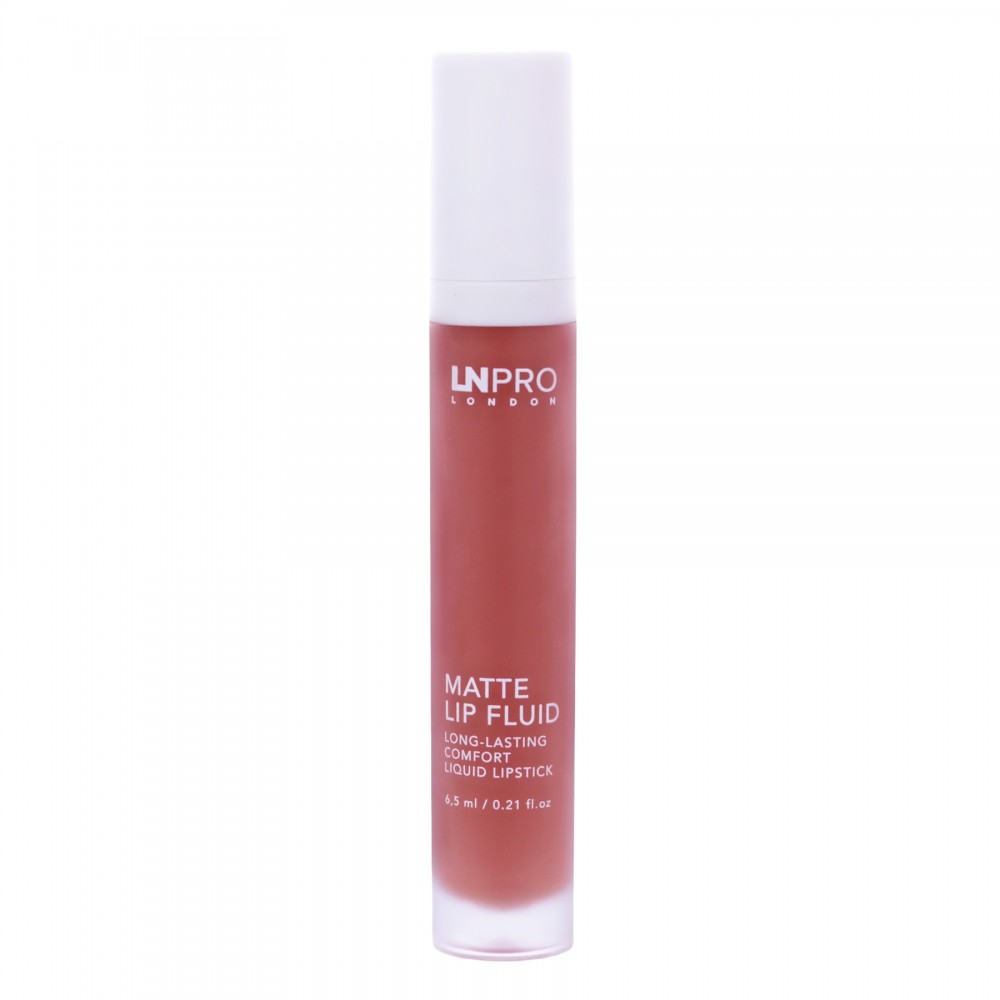 LN PRO Рідка матова помада для губ Matte Lip Fluid № 101 (ліловий крем) 6.5 мл