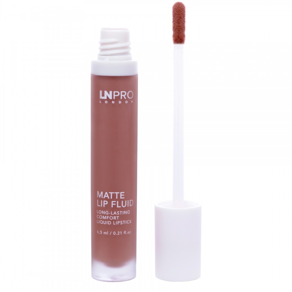 LN PRO Рідка матова помада для губ Matte Lip Fluid № 102 (рожевий беж) 6.5 мл
