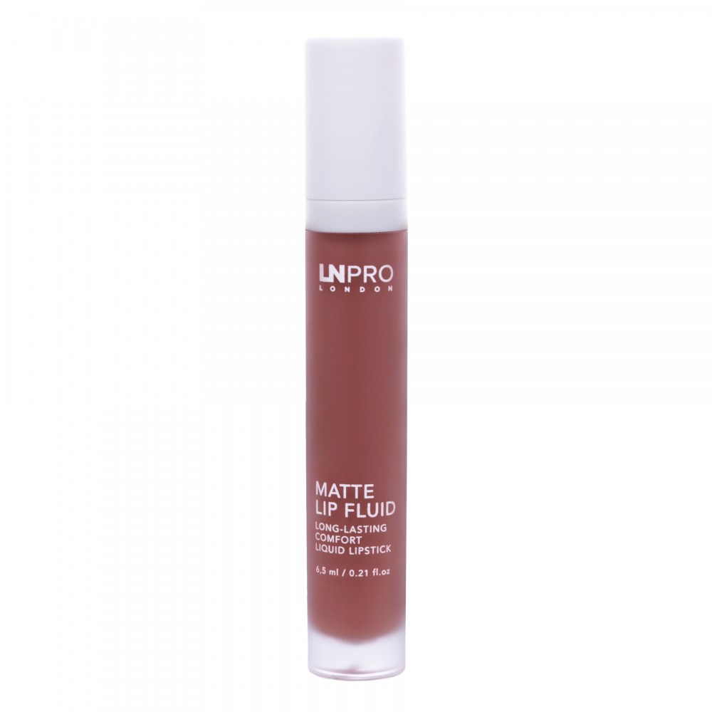LN PRO Рідка матова помада для губ Matte Lip Fluid № 105 (ліловий мокко) 6.5 мл