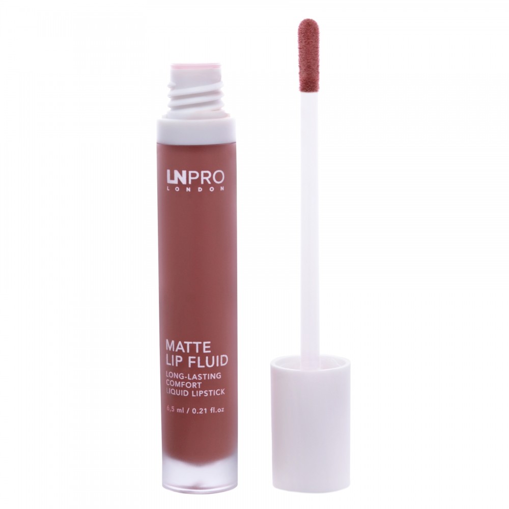 LN PRO Рідка матова помада для губ Matte Lip Fluid № 105 (ліловий мокко) 6.5 мл