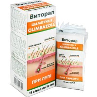 Аромат Шампунь проти лупи з клімбазолом, пакет 10 мл. №15 карт. футл.