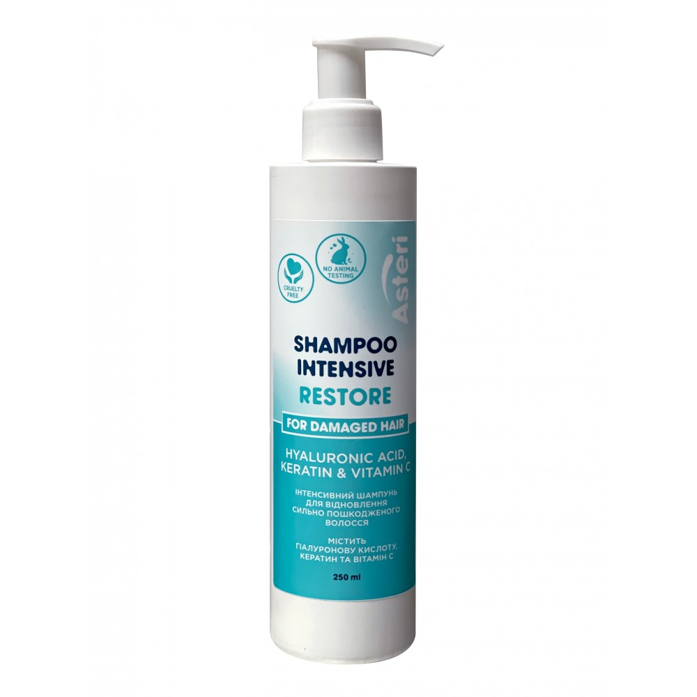 Art LINE Asteri Шампунь інтенсивне відновлення з гіалуроновою кислотою 250 мл