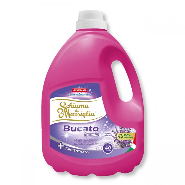 Schiuma di Marsiglia Гель для прання з ароматом лаванди, 3л. (40 прань)