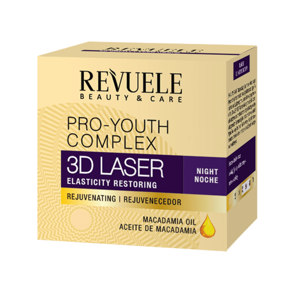 Revuele Крем для обличчя антивіковий нічний 3D LASER, 50 мл