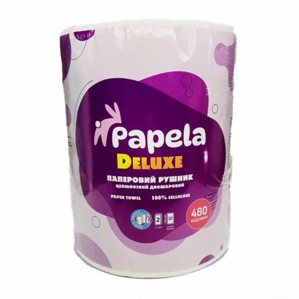 Papela Паперовий рушник Deluxe 480 відр.