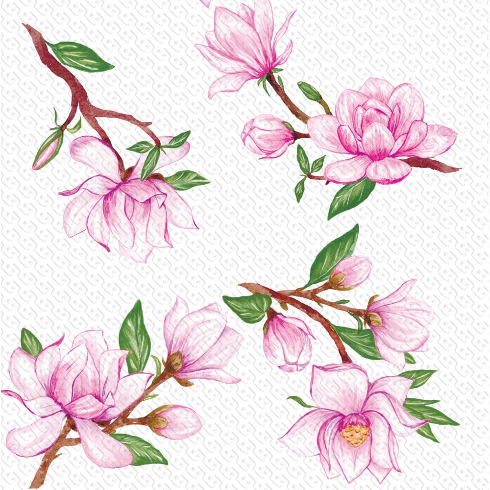 Silken Серветки паперові "ВЕСНЯНА ГАЛЯВИНА МІКС" 33*33 2шар 16 шт у пачці