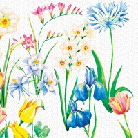 Silken Серветки паперові "ВЕСНЯНА ГАЛЯВИНА МІКС" 33*33 2шар 16 шт у пачці